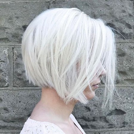 30+ New Short White Hair Ideas 2019 | Short-Haircut.com