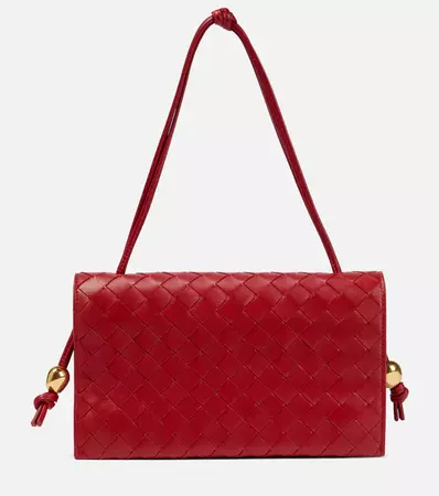 Bottega Veneta - Trio Small leather shoulder bag | Mytheresa