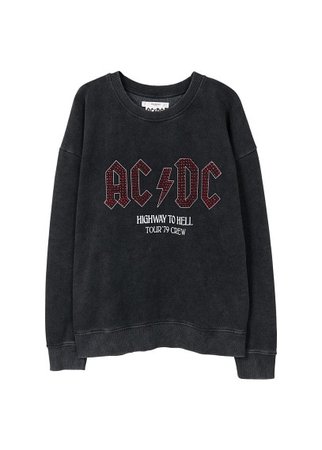 MANGO AC/DC sweatshirt