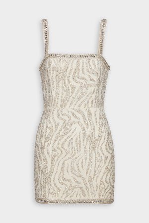 Santorini Dress in White Tiger Stripe– shop-olivia.com
