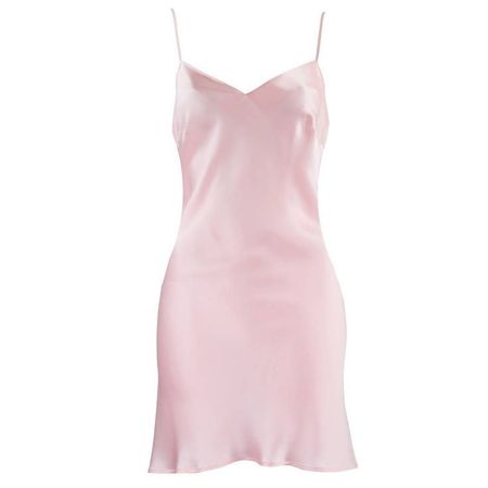 pink slip dress