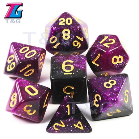 DND Dice New 7pcs/set Universe Galaxy D4,D6,D8,D10,D10%,D12,D20 Multi Sided with Dragons and Dungeons Games Set-in Dice from Sports & Entertainment on Aliexpress.com | Alibaba Group