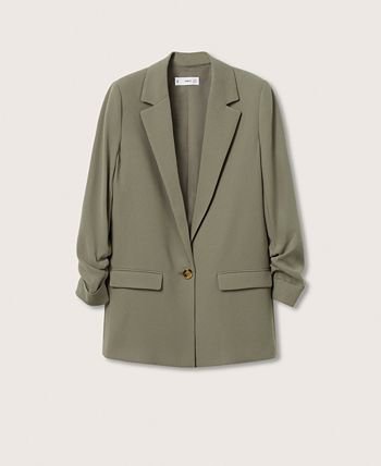 MANGO Women's Flowy Suit Blazer & Reviews - Jackets & Blazers - Women - Macy's