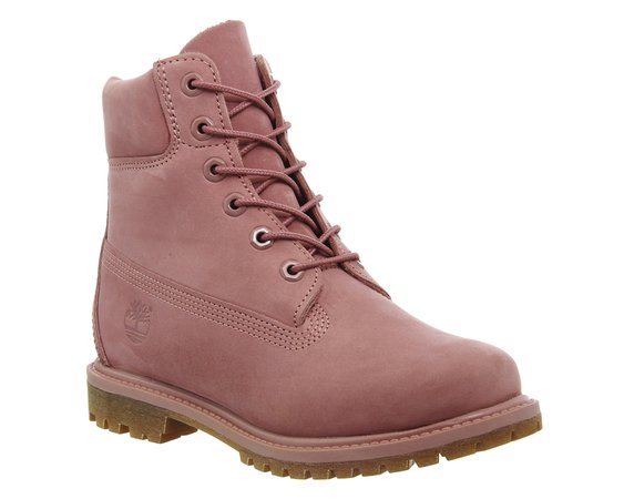 Timberland Premium 6 Boots Dusty Rose Nubuck - Ankle Boots