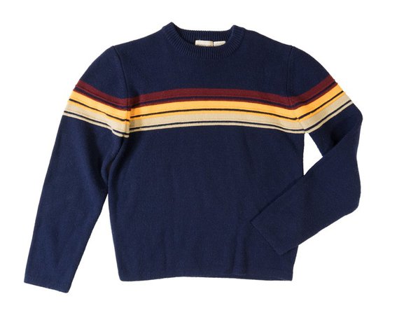 Vintage Striped Knit Sweater • Cool Friends Vintage Clothing & Apparel
