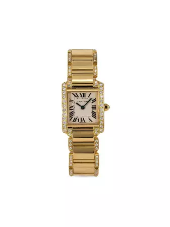 Cartier 2010 pre-owned Tank Francaise Horloge - Farfetch