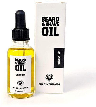 Mr Blackman's Unscented Beard & Shave Oil