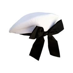 white black berret
