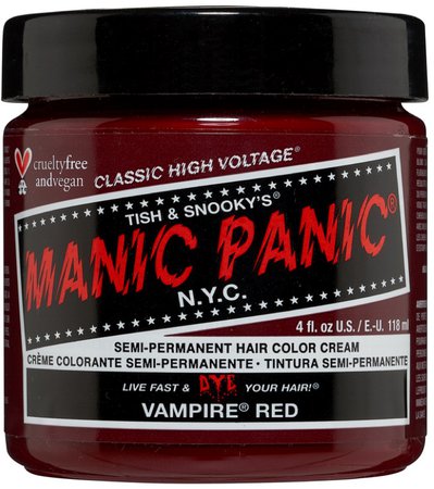 •• Manic Panic - Hair Dye •• Vampire Red ••