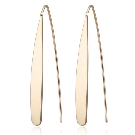 classic Gold Droplet Earrings