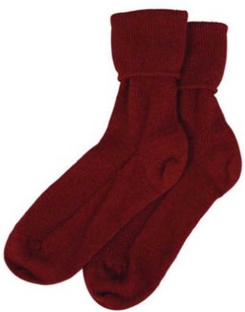 maroon socks