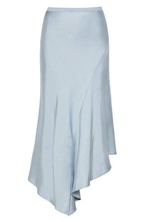 ANINE BING Bailey Asymmetrical Silk Skirt | Nordstrom