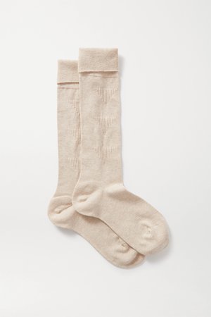 Beige Heritage Thrift cotton-blend socks | FALKE | NET-A-PORTER