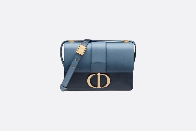 30 Montaigne Bag Indigo Blue Gradient Calfskin - Bags - Women's Fashion | DIOR