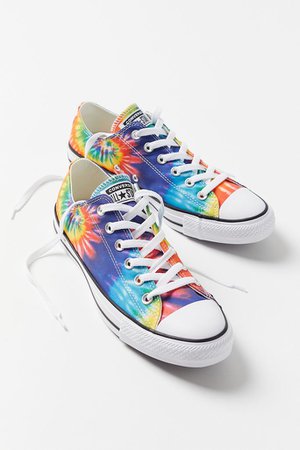 Converse Chuck Taylor All Star Rainbow Tie-Dye Low Top Sneaker | Urban Outfitters