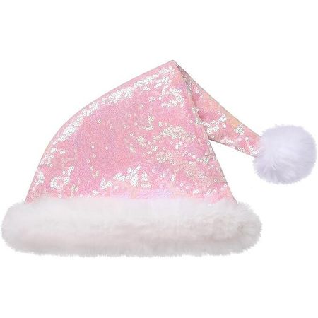 Baby Pink Sequin Santa Claus Costume