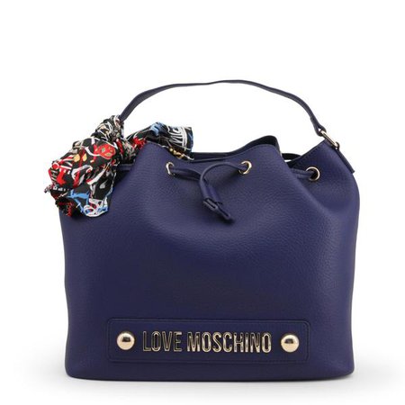 Holdalls & Weekend Bags | Shop Women's Love Moschino Blue Leather Handbag at Fashiontage | JC4122PP16LV_0750-Blue-NOSIZE
