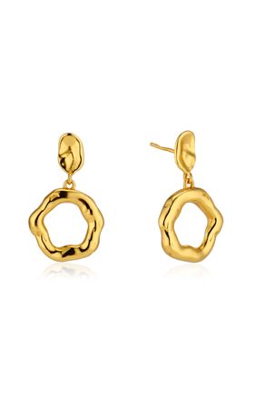 Micah 24k Gold Vermeil Earrings By Aureum | Moda Operandi
