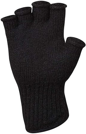 Fingerless Wool Glove Military GI Govt Issue (OD Green) at Amazon Men’s Clothing store