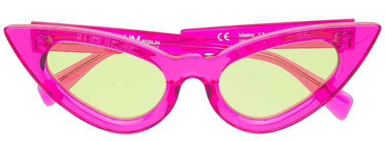 kuboraum cat eye sunglasses pink