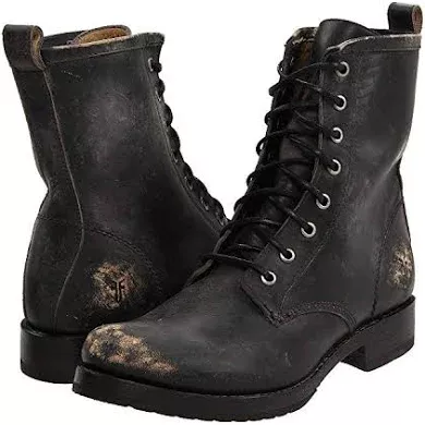womens distressed combat boots - Google Search