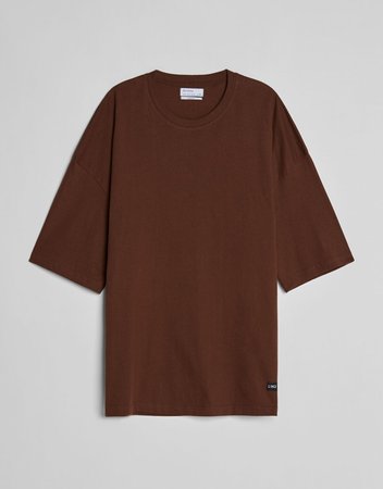 Ekstra loose fit t-shirt - Tişört - Erkek | Bershka