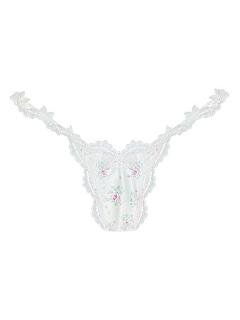 Bluebell Bouquet Thong Panty - Victoria's Secret