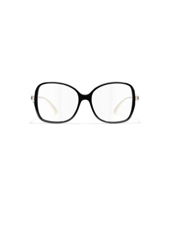 Chanel Round Wide Frame Glasses