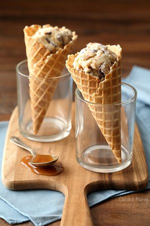 Caramel-Waffle-Cone-Ice-Cream