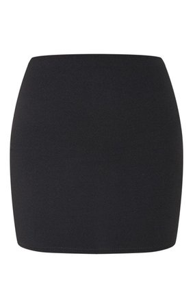 Black Mini Suit Skirt | Skirts | PrettyLittleThing
