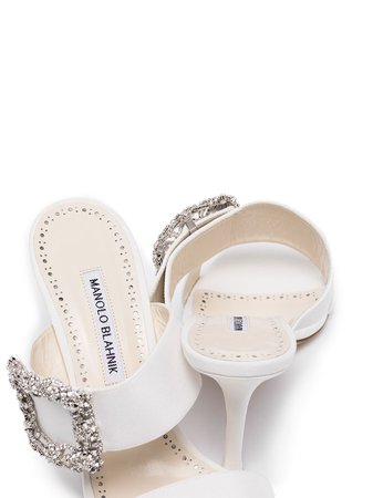 Manolo Blahnik Gable Jewel 90mm sandals
