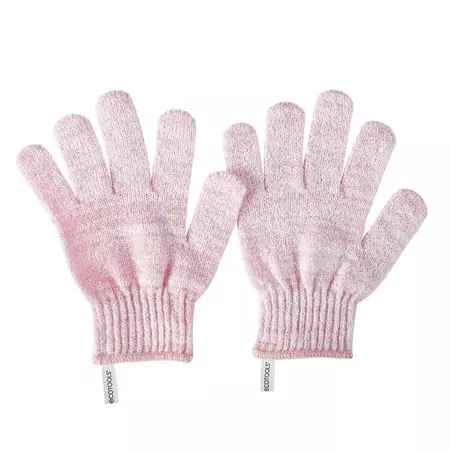 Ecotools Exfoliating Shower Gloves - Pink : Target