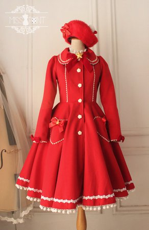 Time-limited Offer IV: Miss Point Little Red Riding Lolita Coat | Everything about Lolita Fashion: Lolita Tutorials, Tips and Clothing Shows