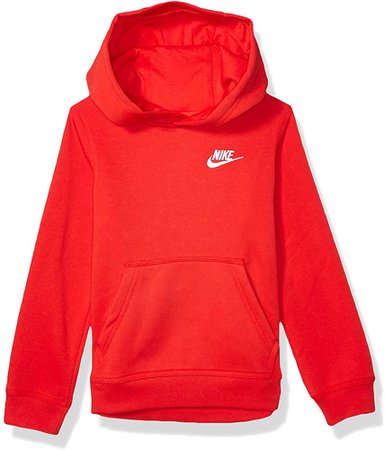 Amazon.com: Nike Boy's NSW Pull Over Hoodie Club, Black/White, X-Large: Clothing