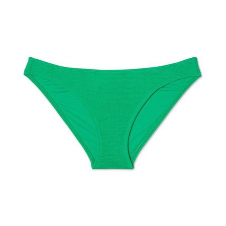 Juniors' Textured Cheeky Hipster Bikini Bottom - Xhilaration™ Clover Green : Target