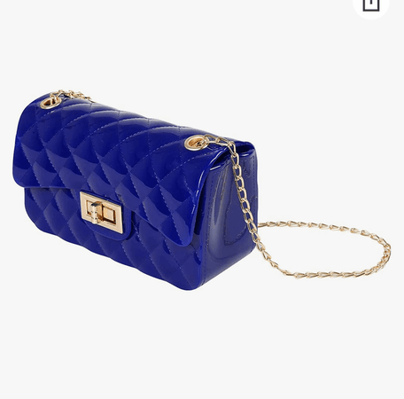 blue purse