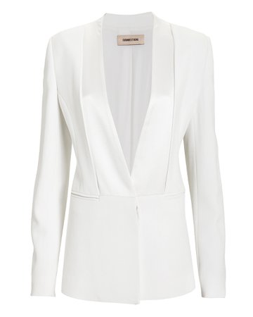 White Designer Blazer for Women | Cushnie