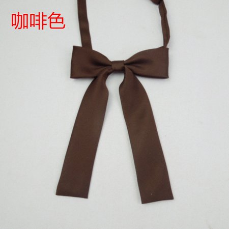 Japanese School JK Uniform Bow Tie For Girls Butterfly Cravat Solid Color Ribbon School Sailor Suit Uniform Accessories