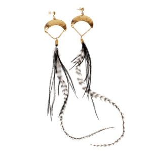 Long Feather Earrings – Etnias