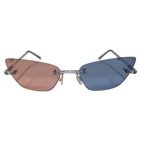 Kommafa light blue pink sunglasses