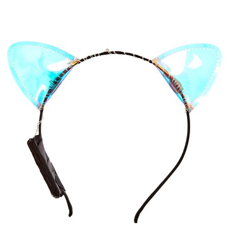 Light Up Holographic Cat Ears