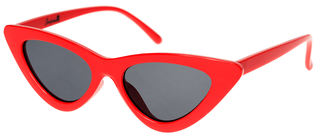 Sourpuss Red Cat Eye Sunglasses