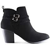Amazon.com | J. Adams Andi Chelsea Boots for Women - High Heel Slip-On Ankle Boots for Women | Ankle & Bootie