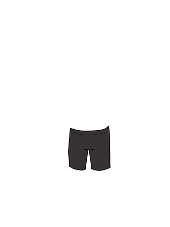cartoon kids shorts- black leggings