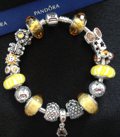 Yellow Pandora Bracelet