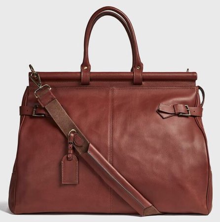 leather holdall