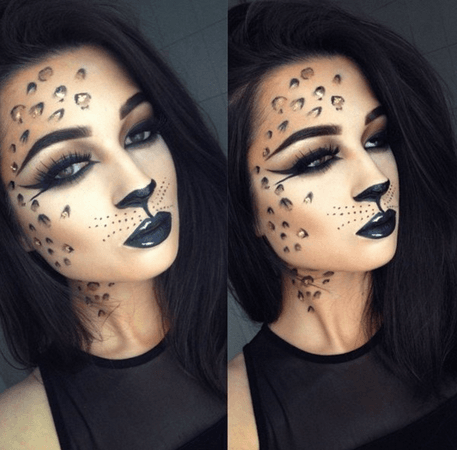 wild-cat-halloween-makeup.png (1194×1176)