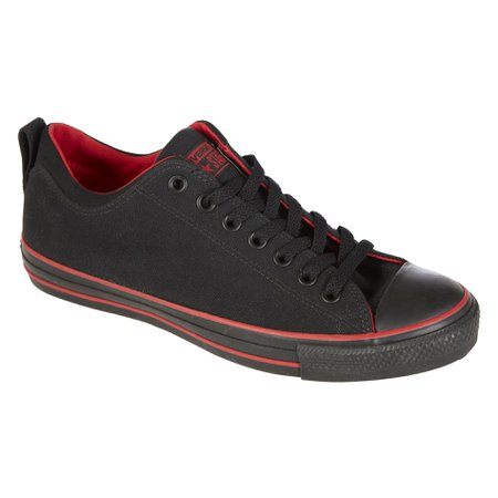 Converse Black and Red Oxford Sneakers
