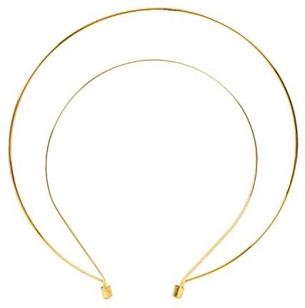 Amazon.com: Angel Bridal Gold Halo Headband -Photoshoot Hair Band Wedding Hair Accessory (gold) : Clothing, Shoes & Jewelry