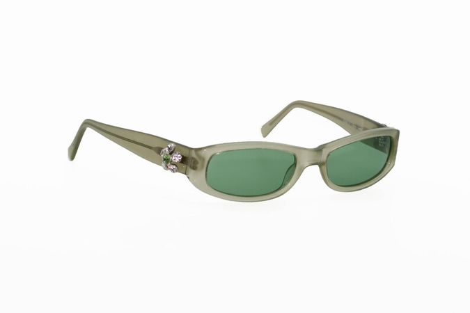 Moschino Sunglasses Green Jewelry - Etsy Australia